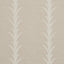 Schumacher Acanthus Stripe Vinyl Taupe Wallpaper