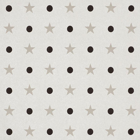 Schumacher Etoiles Et Points Warm Silver Wallpaper