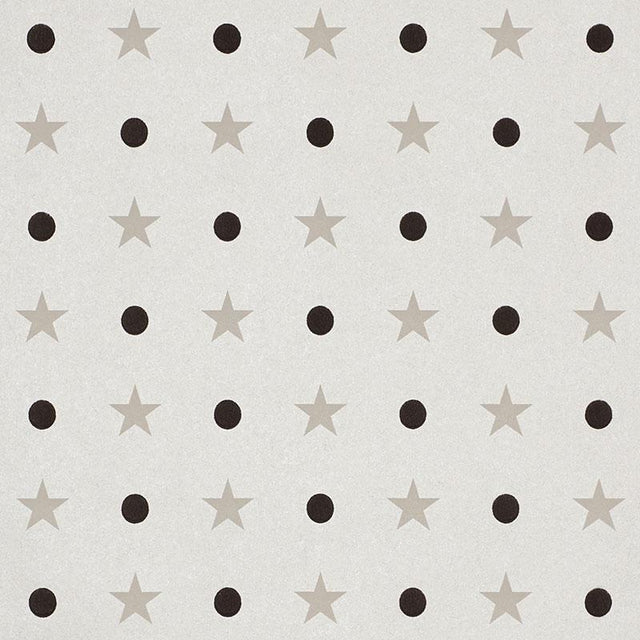 Schumacher Etoiles Et Points Warm Silver Wallpaper