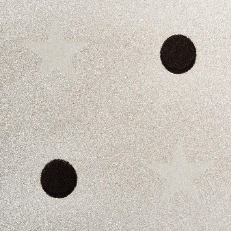 Schumacher Etoiles Et Points Warm Silver Wallpaper