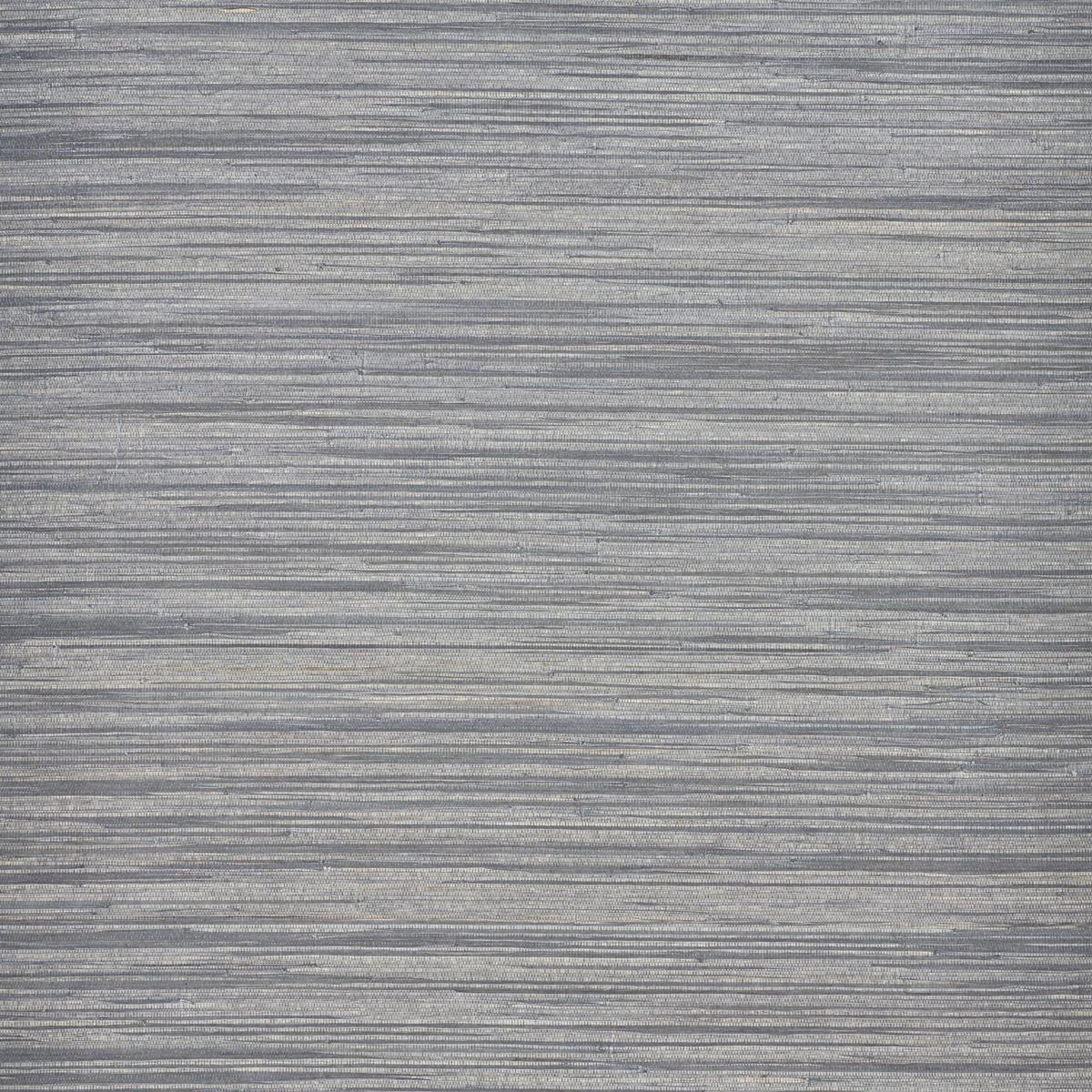 Schumacher Dyed Raffia Slate Wallpaper