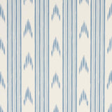 Schumacher Santa Barbara Ikat China Blue Wallpaper