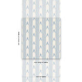 Schumacher Santa Barbara Ikat China Blue Wallpaper