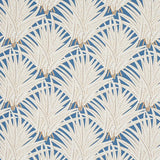 Schumacher Zenada Blue Wallpaper
