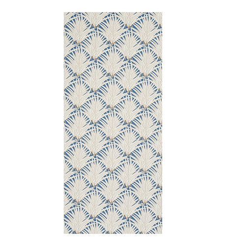 Schumacher Zenada Blue Wallpaper