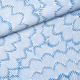 Schumacher Feather Bloom Blue Wallpaper