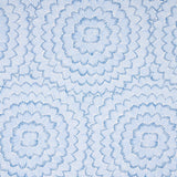 Schumacher Feather Bloom Blue Wallpaper