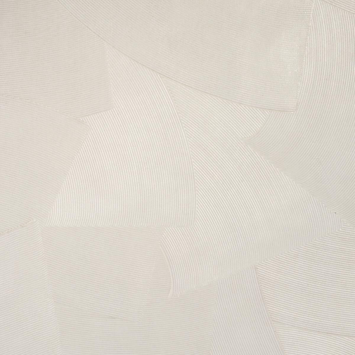 Schumacher Hand Combed Plaster Cement Wallpaper