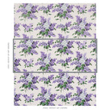 Schumacher Proust'S Lilacs Purple Wallpaper