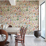 Schumacher Canopy Multi Birds Wallpaper