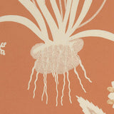 Schumacher Culpeper Ox Orange Wallpaper