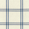 Schumacher Luberon Plaid Indigo Fabric