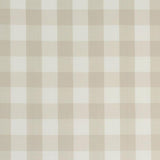 Schumacher Camden Cotton Check Natural Fabric