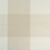 Schumacher Camden Cotton Check Natural Fabric