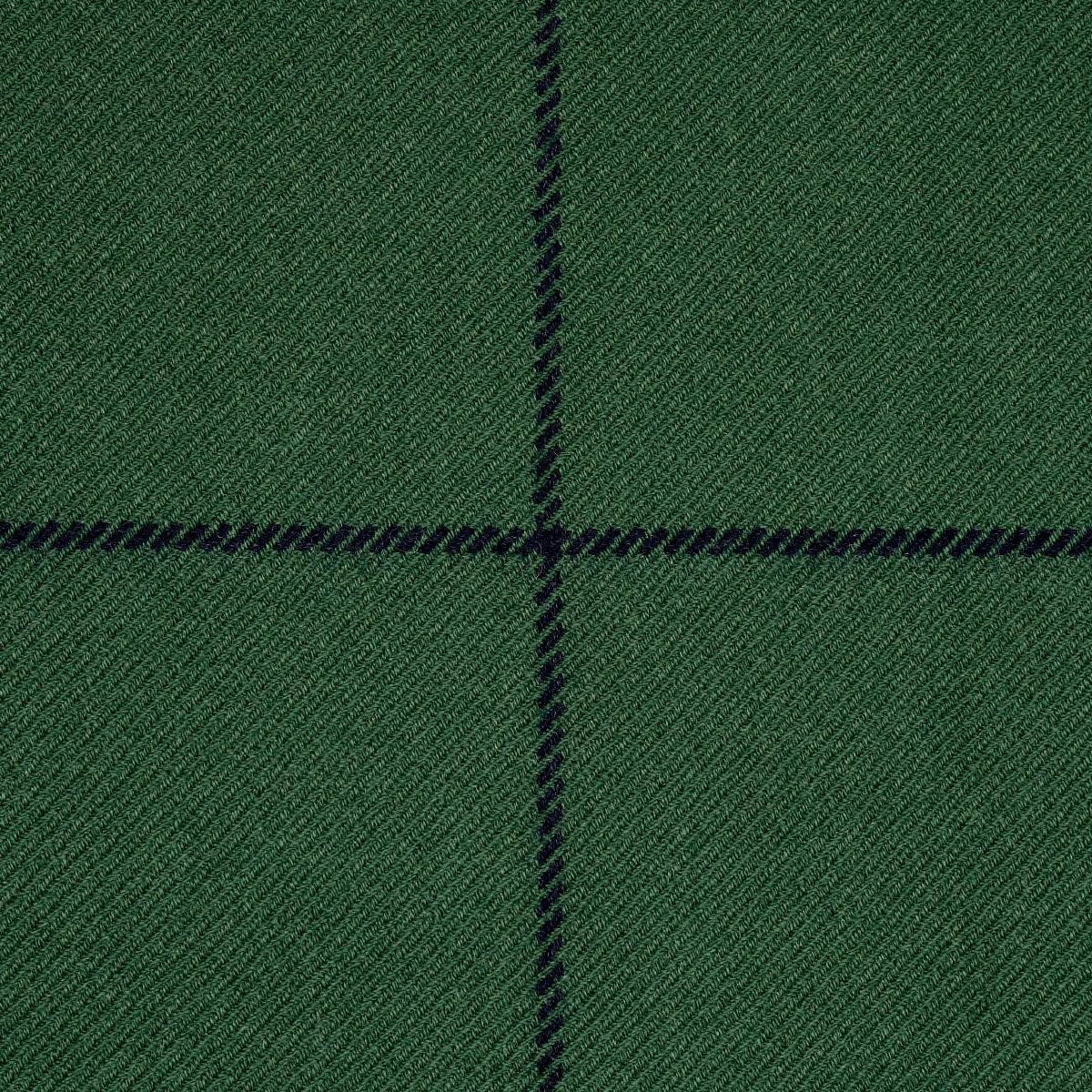 Schumacher Bancroft Wool Plaid Green Fabric