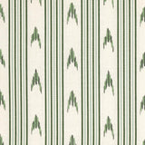 Schumacher Santa Barbara Ikat Leaf Green Fabric