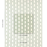 Schumacher Santa Barbara Ikat Leaf Green Fabric