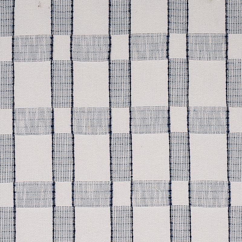 Schumacher Elko Plaid Indigo Fabric