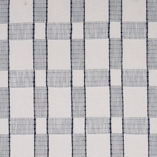 Schumacher Elko Plaid Indigo Fabric
