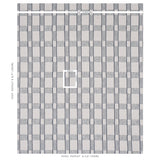 Schumacher Elko Plaid Indigo Fabric