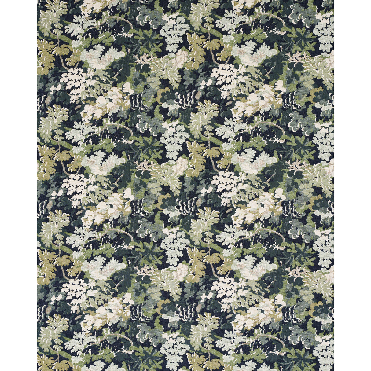 Schumacher Verdure Tapestry Peacock Fabric