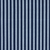 Schumacher Benson Stripe Pingl Navy Fabric
