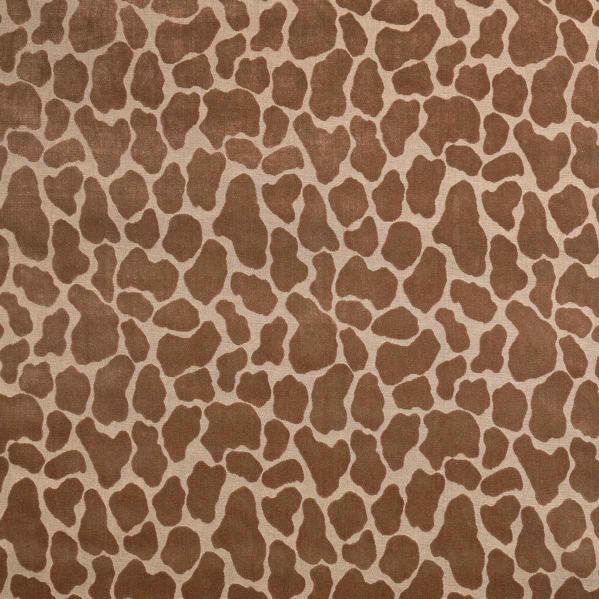 Schumacher Giraffe Velvet Safari Fabric