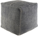 Surya Charlie CRPF-001 18"H x 18"W x 18"D Pouf