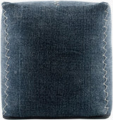 Surya Charlie CRPF-001 18"H x 18"W x 18"D Pouf