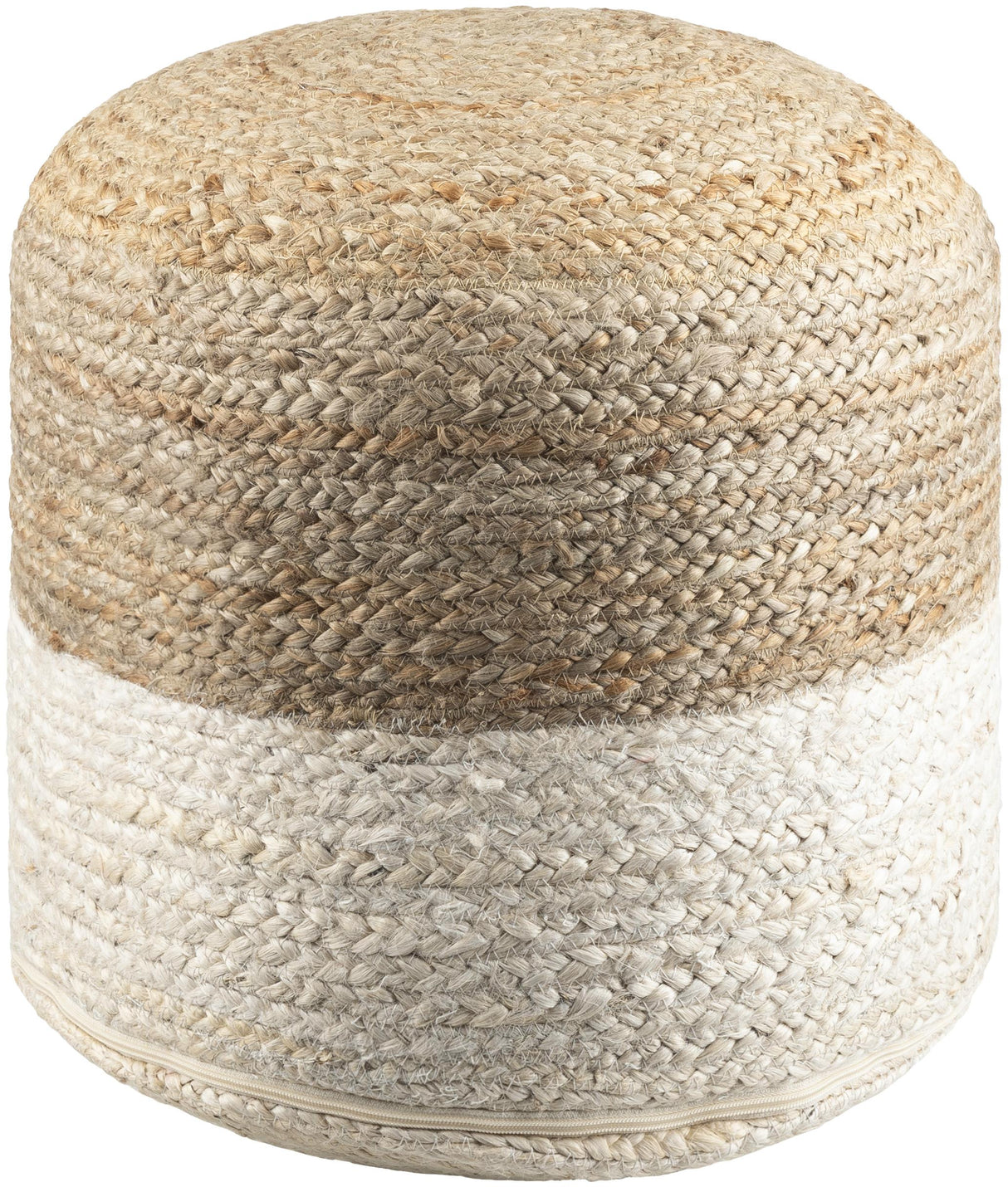 Surya Kona KOPF-001 18"H x 14"W x 14"D Pouf