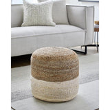 Surya Kona KOPF-001 18"H x 14"W x 14"D Pouf