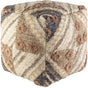 Surya Luanda LUPF-001 18"H x 18"W x 18"D Pouf