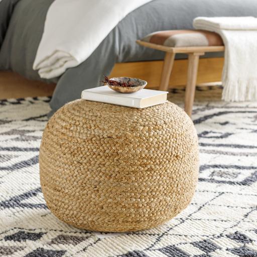 Surya Tropics TPPF-006 16"H x 20"W x 20"D Pouf