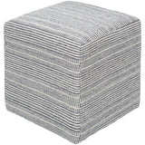 Surya Ryder RDPF-002 18"H x 16"W x 16"D Pouf