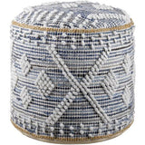 Surya Sydney SYPF-002 16"H x 18"W x 18"D Pouf