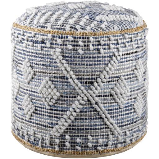 Surya Sydney SYPF-002 16"H x 18"W x 18"D Pouf