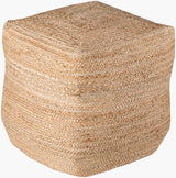 Livabliss Jute POUF-101 18"H x 18"W x 18"D Pouf