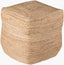 Livabliss Jute POUF-101 18"H x 18"W x 18"D Pouf