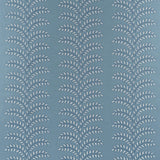 Anna French Frondescence Embroidery Blue Fabric