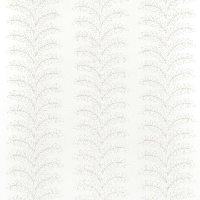 Anna French Frondescence Embroidery Off White Fabric