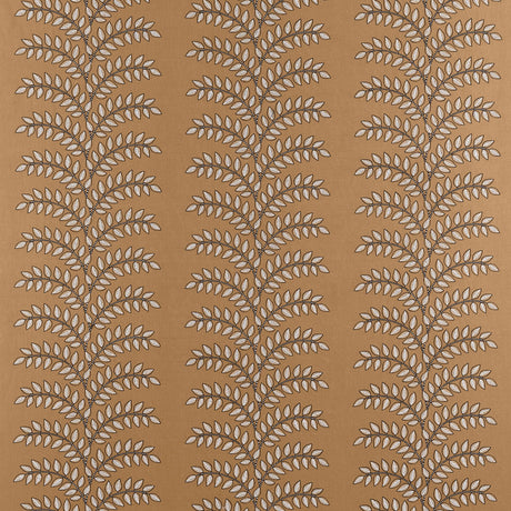 Anna French Frondescence Embroidery Copper Fabric
