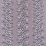 Anna French Frondescence Embroidery Lavender Fabric