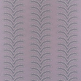 Anna French Frondescence Embroidery Lavender Fabric
