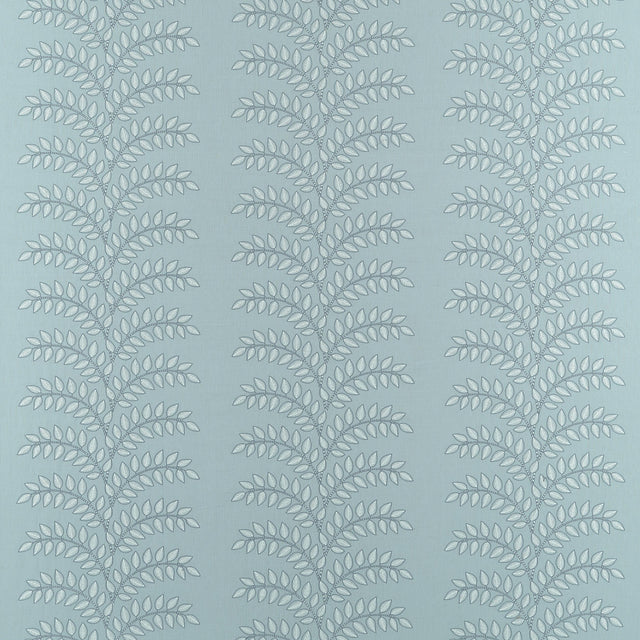 Anna French Frondescence Embroidery Robin'S Egg Fabric