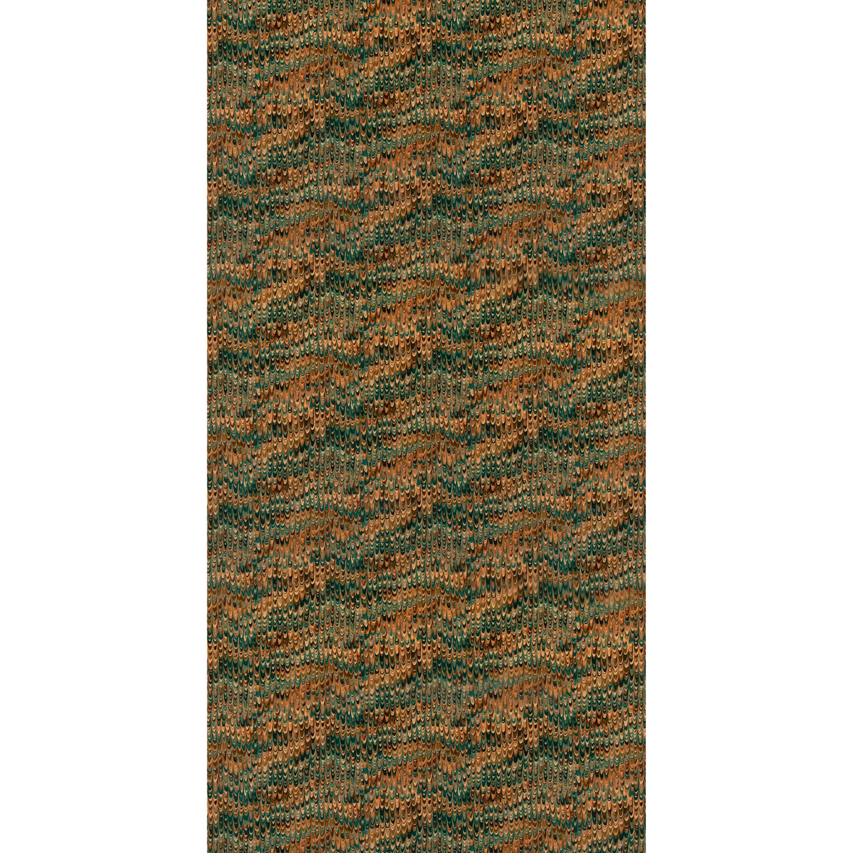 Mulberry END PAPER VELVET TEAL Fabric