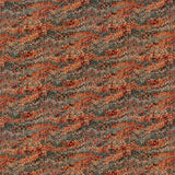 Mulberry END PAPER VELVET TEAL/SPICE Fabric