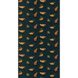 Mulberry DUCK POND VELVET INDIGO Fabric