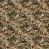 Mulberry COUNTRY WALK RED/GREEN Fabric