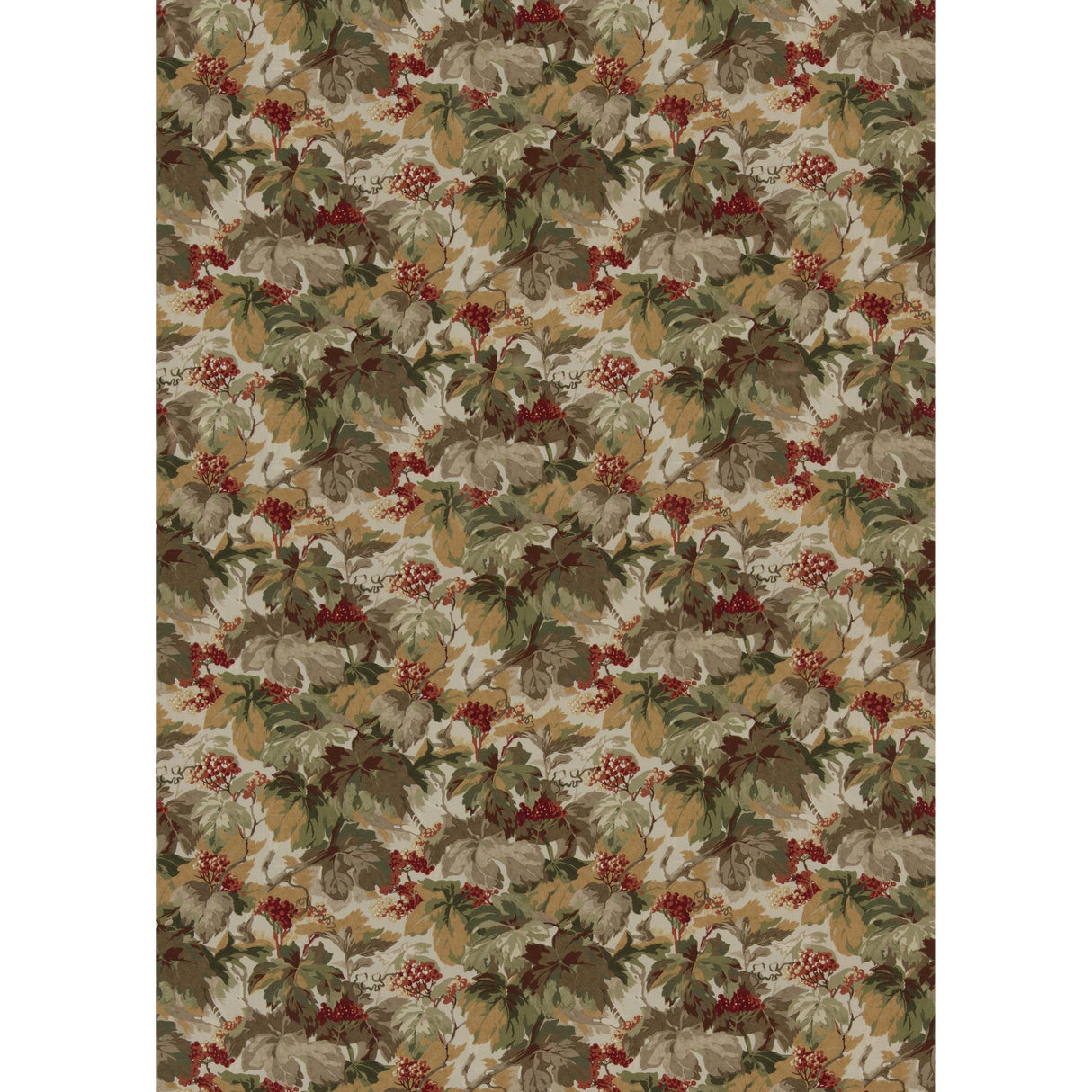 Mulberry COUNTRY WALK RED/GREEN Fabric