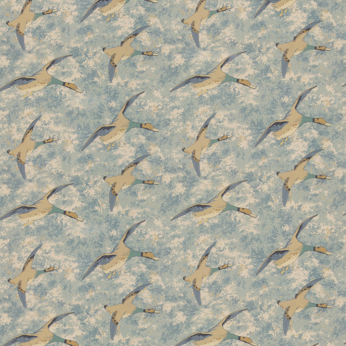 Mulberry FOREST DUCKS BLUE Fabric
